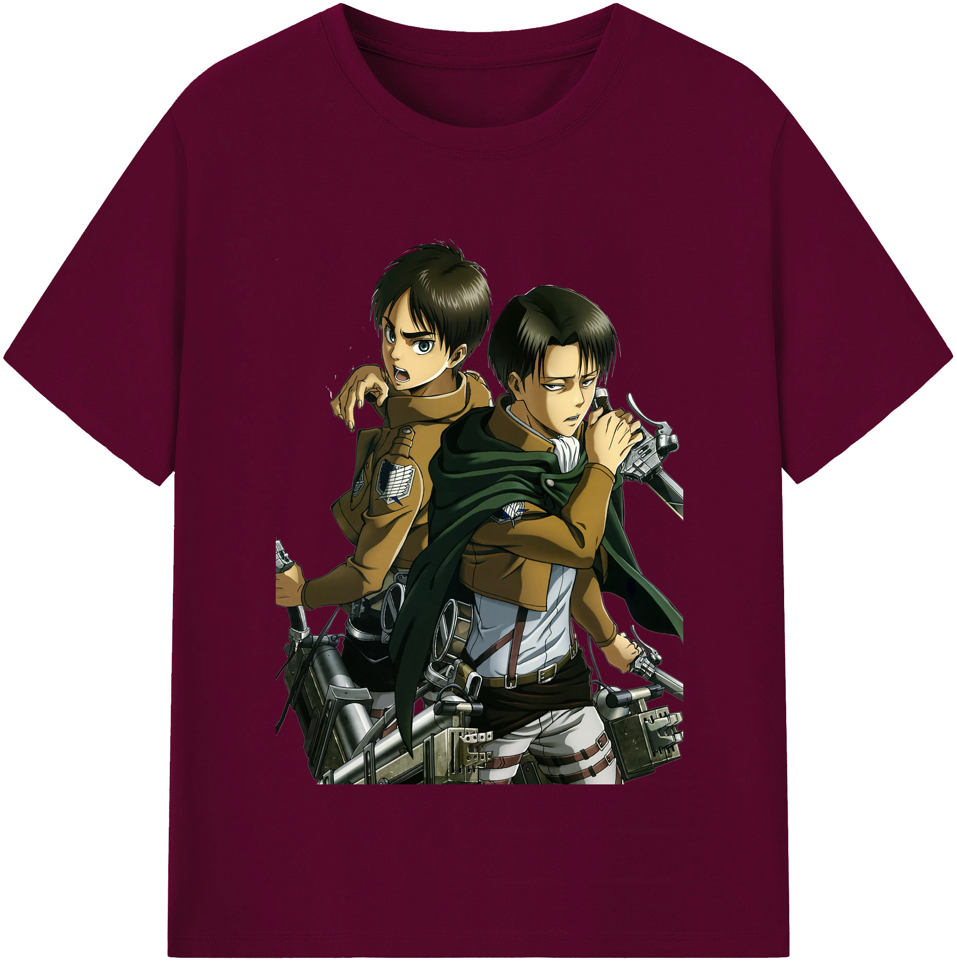 （画像用） 進撃の巨人 リヴァイ·アッカーマン Attack on Titan Levi Ackerman レディースカジュアルプリントTシャツ（綿100％）